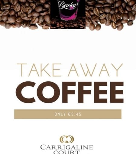 Take Away Coffee Now Available in Collins Bar